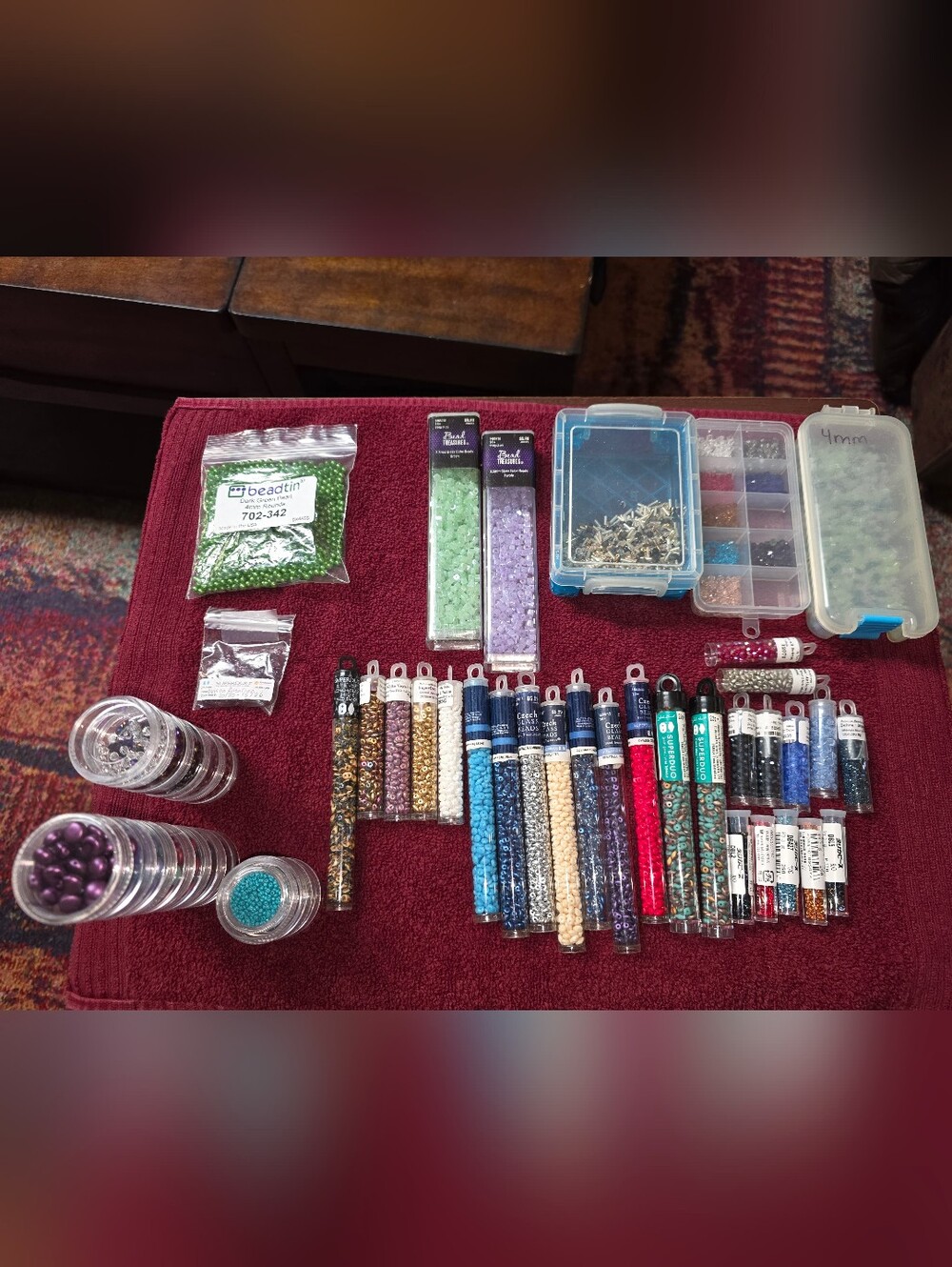 Lg. Assorted Bead & Jewelry Making Lot – Miyuki, Delica, Czech Glass & More NWOT